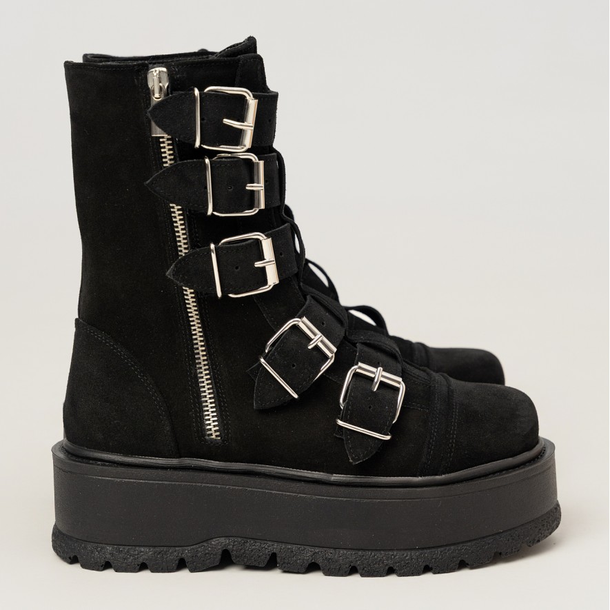        Ghete - Luna - Velur Black